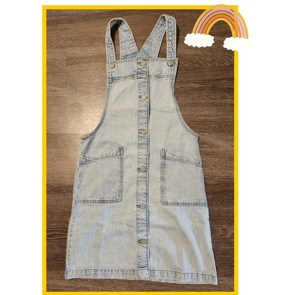 NWOT GAP Light denim jumper with Snaps And Pockets,Size XXL